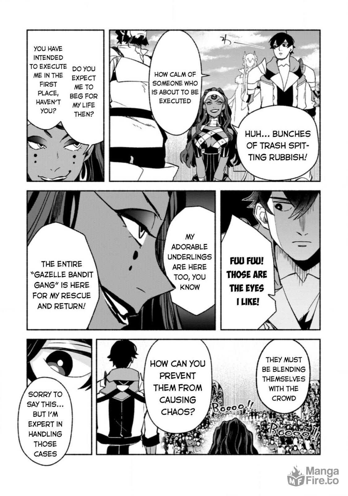 Sono Monban, Saikyou Nitsuki: Tsuihou Sareta Bougyo Ryoku 9999 no Senshi, Outo no Monban Toshite Musou Suru – Chapter 8 page 29