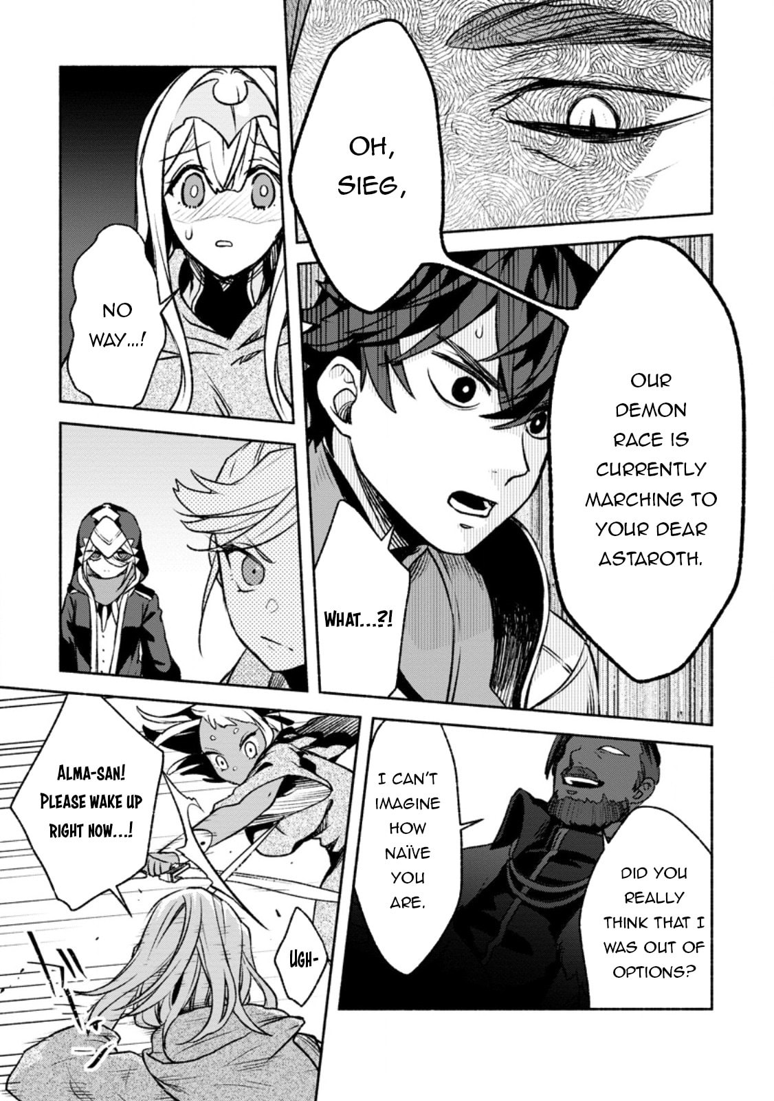 Sono Monban, Saikyou Nitsuki: Tsuihou Sareta Bougyo Ryoku 9999 no Senshi, Outo no Monban Toshite Musou Suru – Chapter 29 page 27