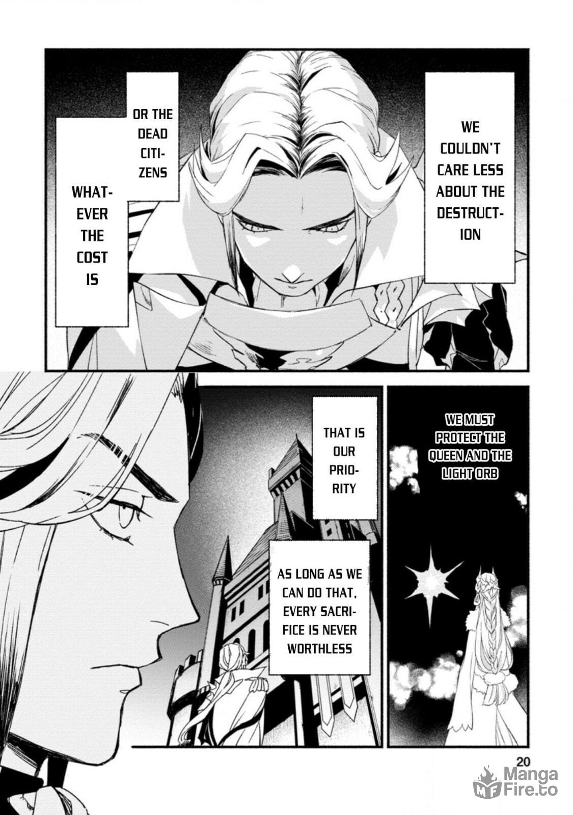 Sono Monban, Saikyou Nitsuki: Tsuihou Sareta Bougyo Ryoku 9999 no Senshi, Outo no Monban Toshite Musou Suru – Chapter 6 page 17