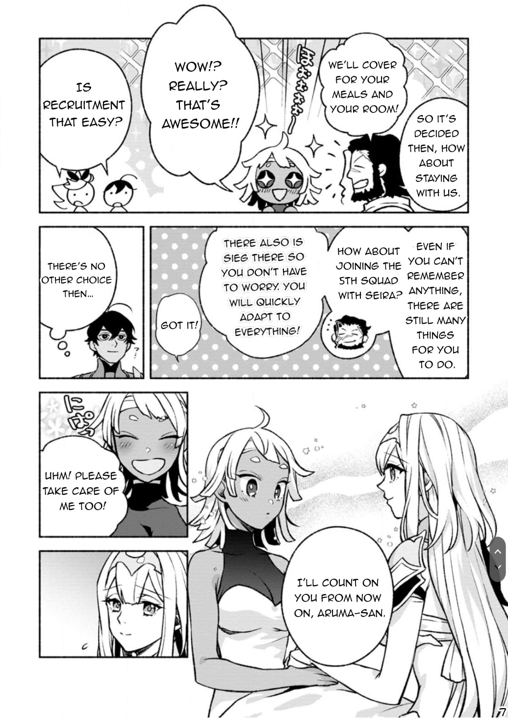 Sono Monban, Saikyou Nitsuki: Tsuihou Sareta Bougyo Ryoku 9999 no Senshi, Outo no Monban Toshite Musou Suru – Chapter 23 page 7