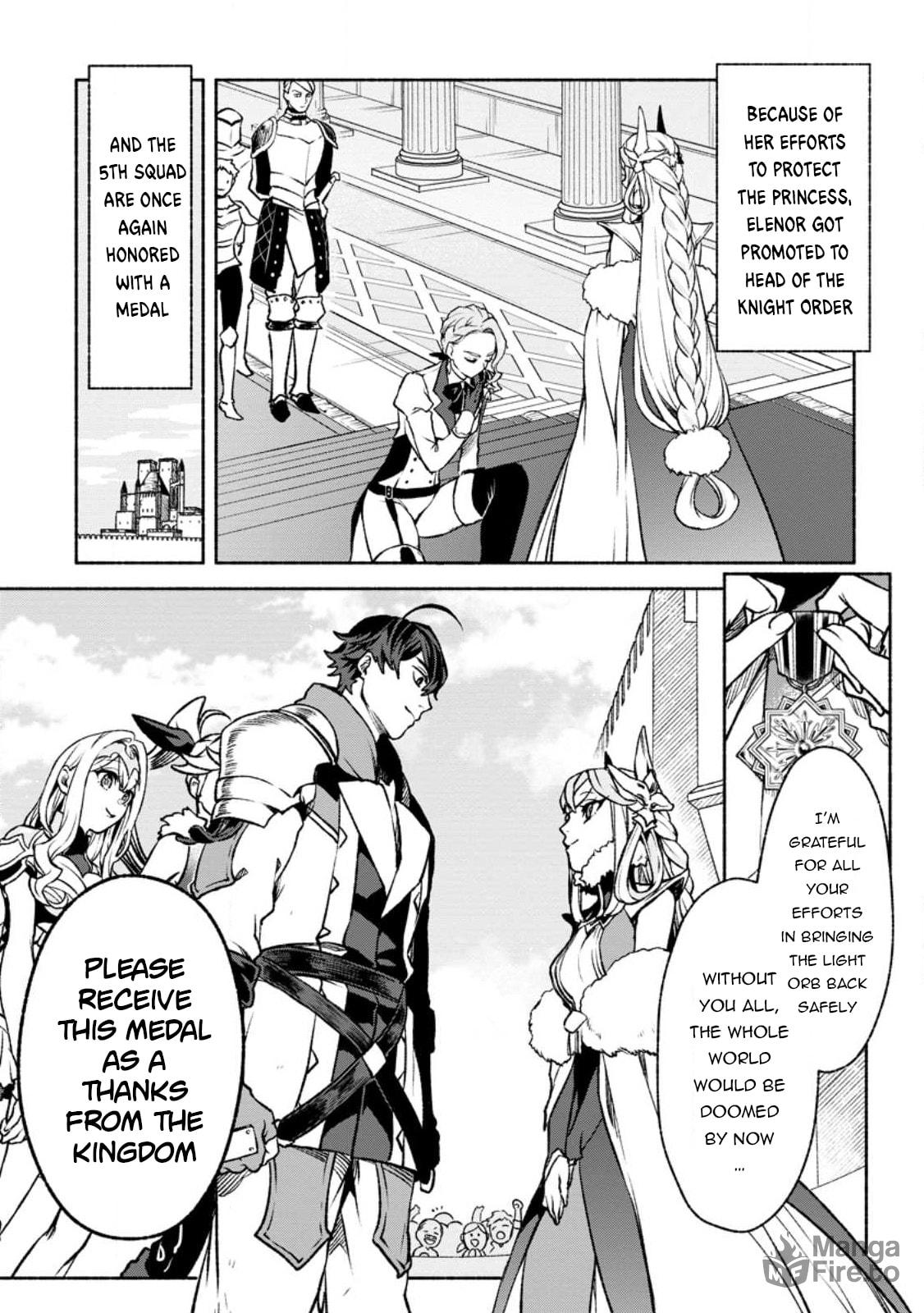 Sono Monban, Saikyou Nitsuki: Tsuihou Sareta Bougyo Ryoku 9999 no Senshi, Outo no Monban Toshite Musou Suru – Chapter 21 page 20