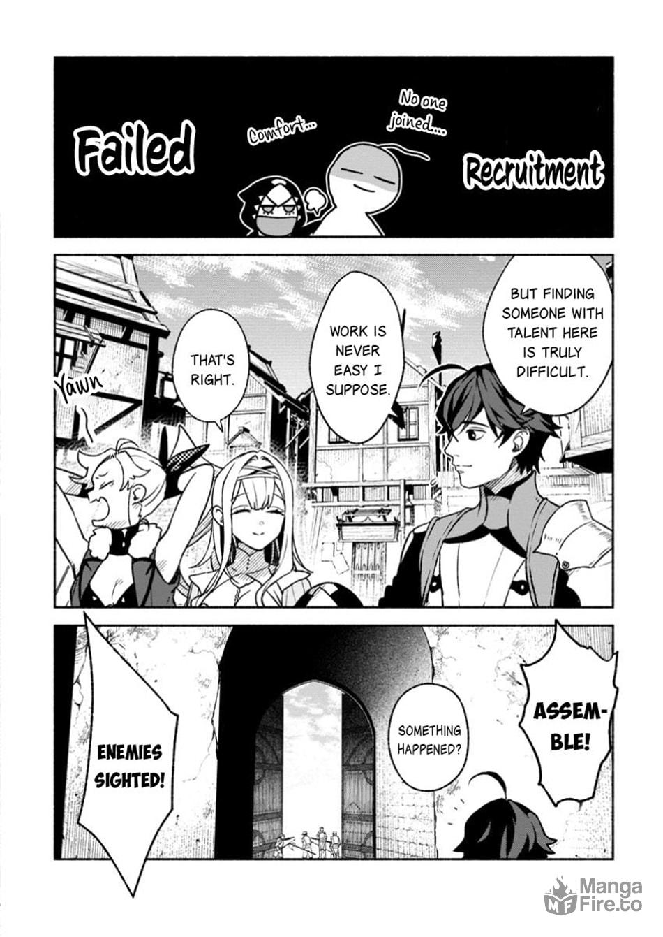 Sono Monban, Saikyou Nitsuki: Tsuihou Sareta Bougyo Ryoku 9999 no Senshi, Outo no Monban Toshite Musou Suru – Chapter 35 page 26