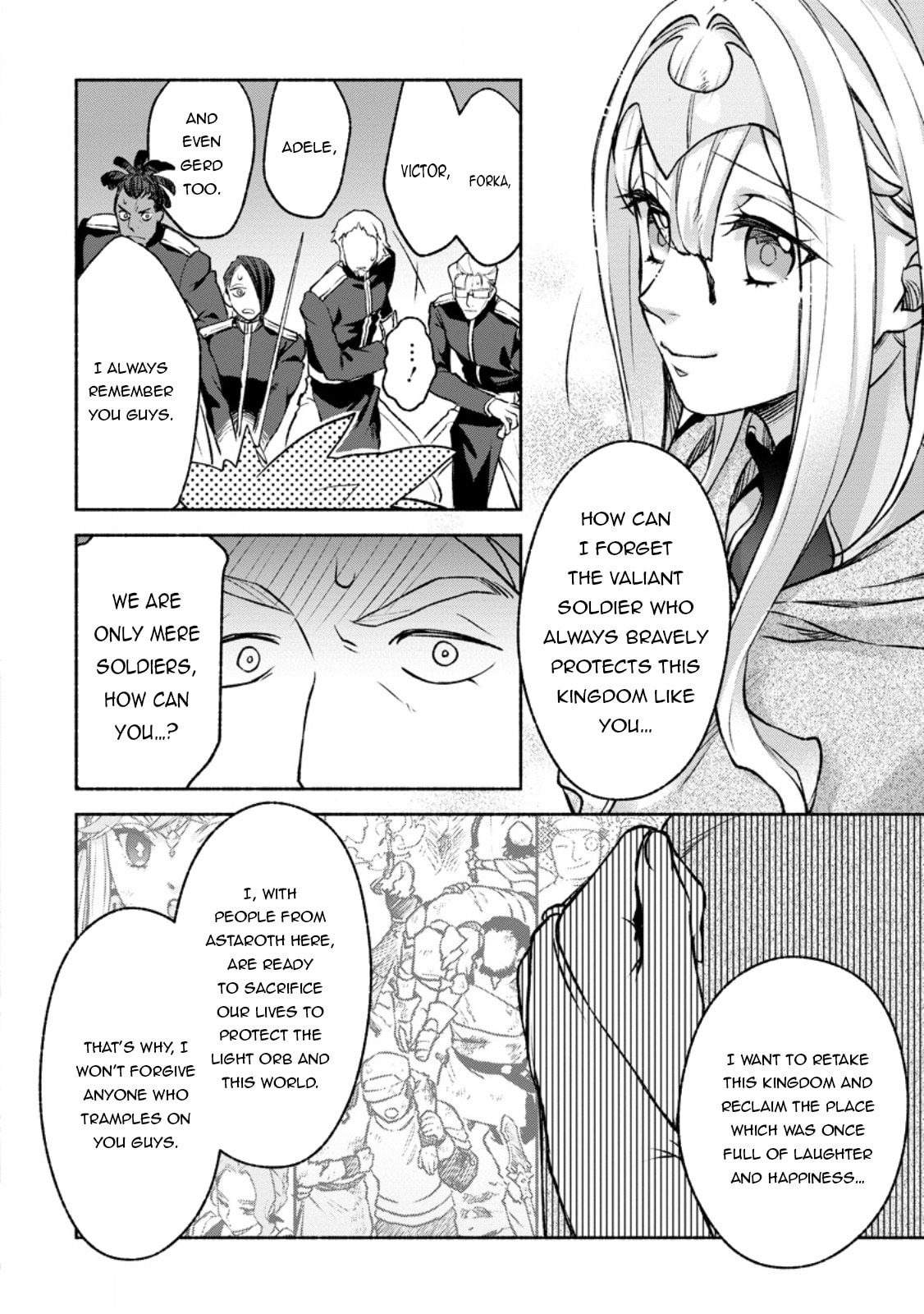 Sono Monban, Saikyou Nitsuki: Tsuihou Sareta Bougyo Ryoku 9999 no Senshi, Outo no Monban Toshite Musou Suru – Chapter 29 page 10