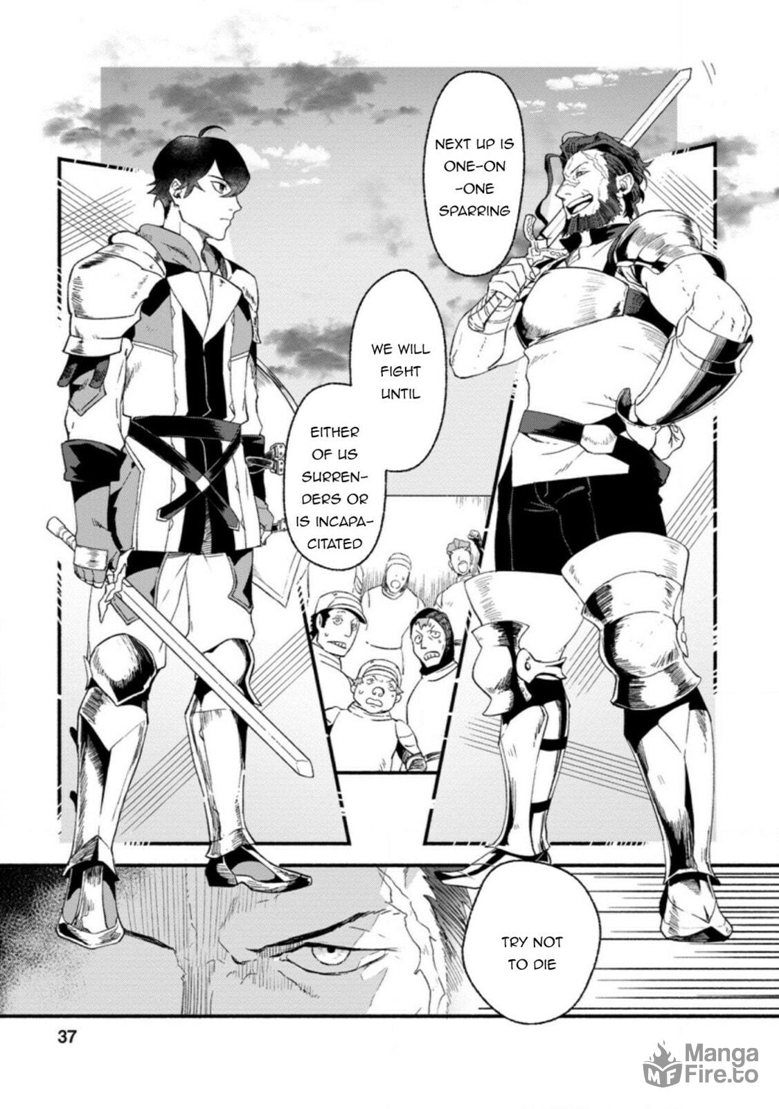 Sono Monban, Saikyou Nitsuki: Tsuihou Sareta Bougyo Ryoku 9999 no Senshi, Outo no Monban Toshite Musou Suru – Chapter 2 page 5