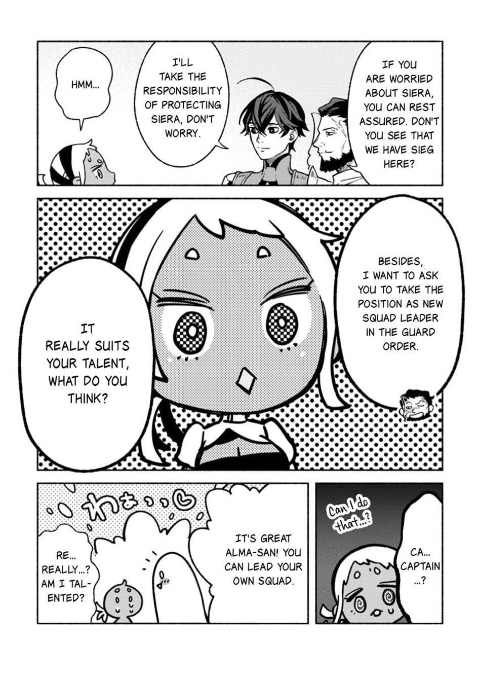 Sono Monban, Saikyou Nitsuki: Tsuihou Sareta Bougyo Ryoku 9999 no Senshi, Outo no Monban Toshite Musou Suru – Chapter 35 page 13